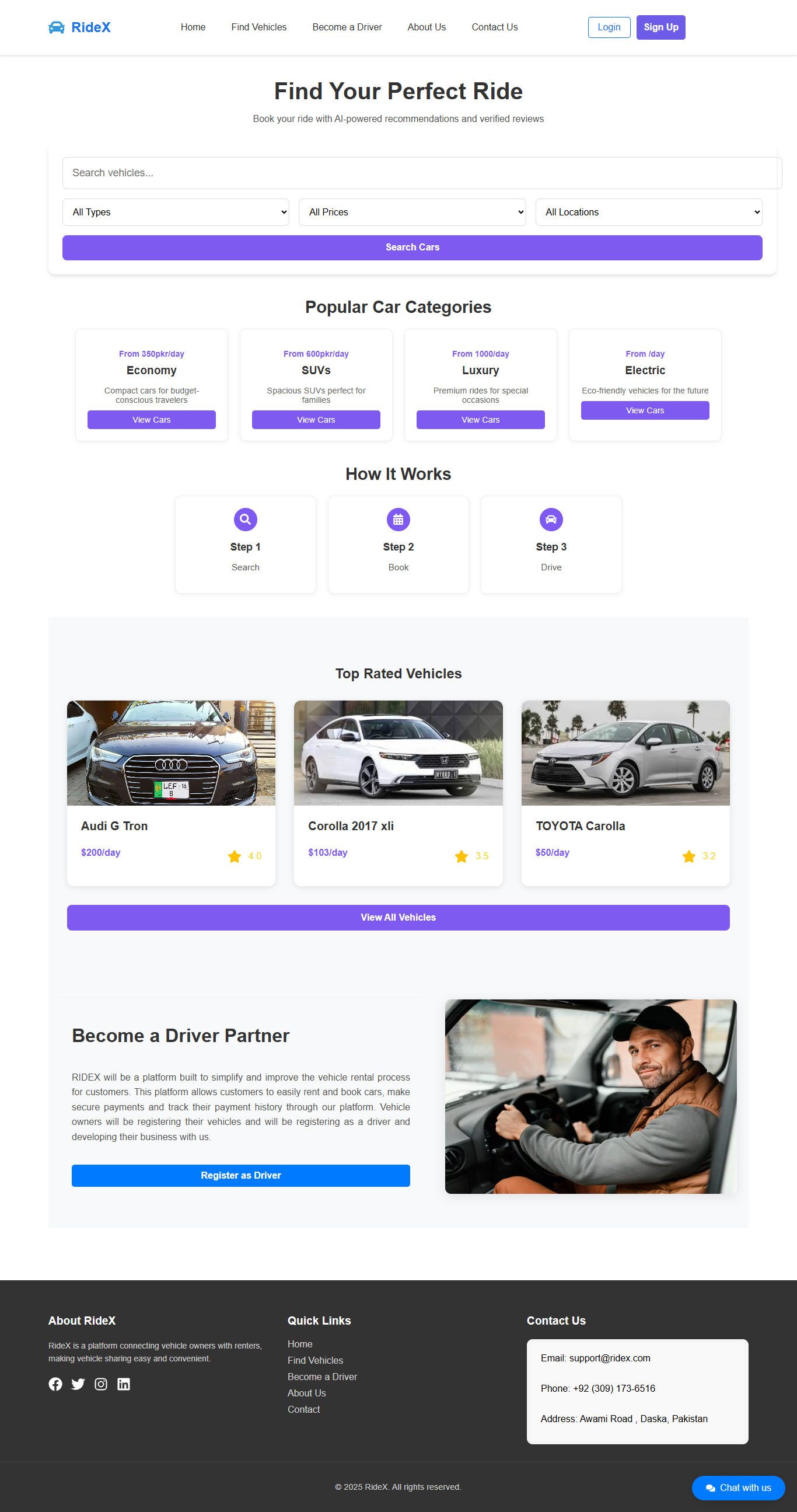 RIDEX Homepage
